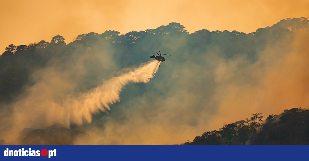 Piloto de helicóptero que caiu em Amares não corre risco de vida mas é