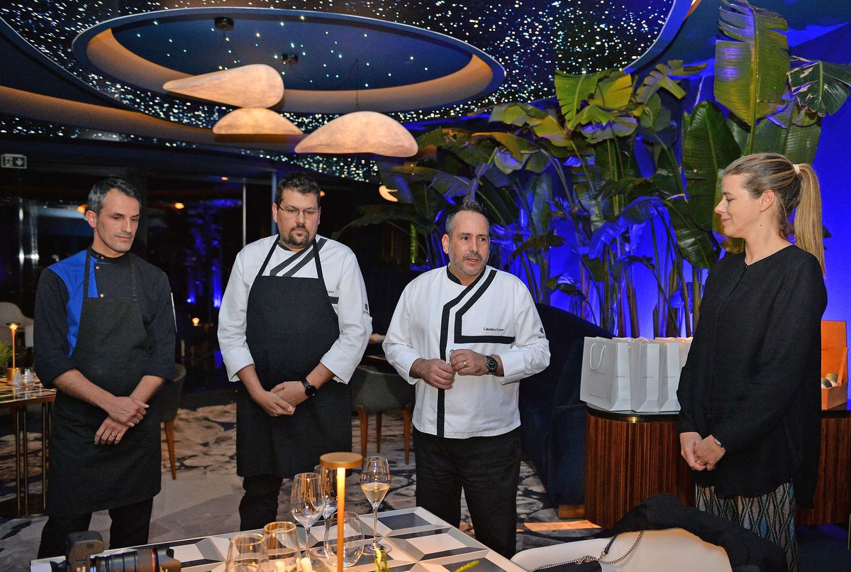 A directora de Marketing da Savoy Signature, Sílvia Dias, apresentou à imprensa os três chefs em destaque.