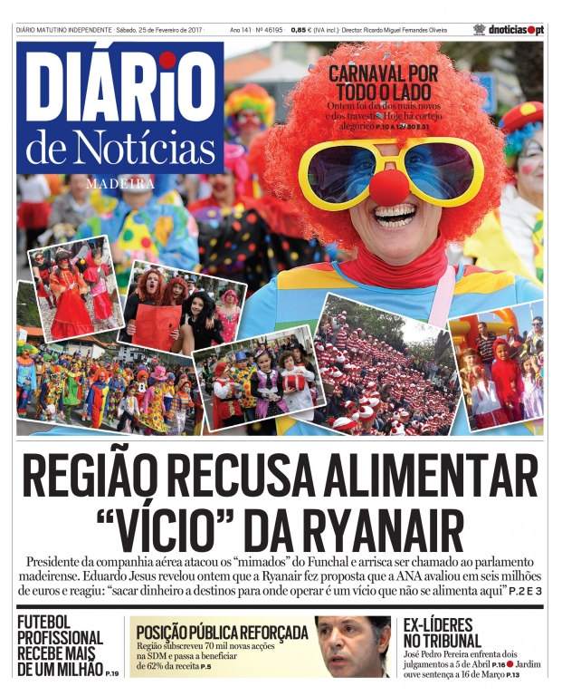 Edição do dia 25 Fevereiro 2017 da pubicação Diário de Notícias