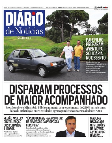 Edição do dia 21 Novembro 2025 da pubicação Diário de Notícias