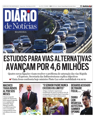 Edição do dia 18 Março 2026 da pubicação Diário de Notícias