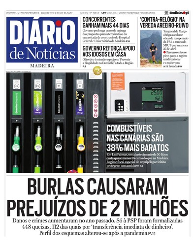 Edição do dia 6 Abril 2026 da pubicação Diário de Notícias