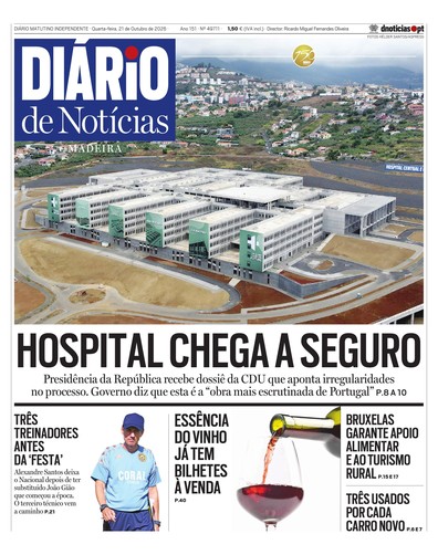 Edição do dia 21 Outubro 2026 da pubicação Diário de Notícias