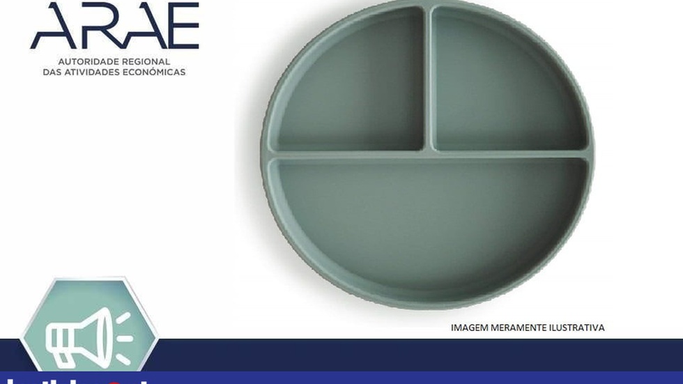 Pratos de silicone para crianças pequenas motiva alerta da ARAE - Vimarsana News