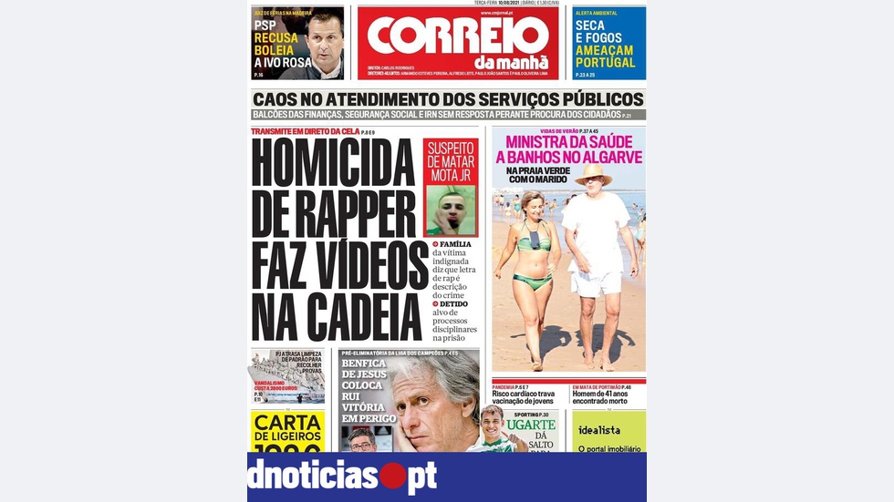 Conheça os destaques das capas dos jornais nacionais - Vimarsana News