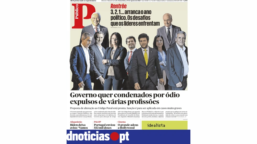 Autárquicas e Champions em destaque nas capas dos jornais nacionais - Vimarsana News