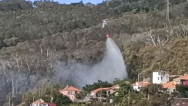 Fire in Água de Pena extinguished around 11:30 am