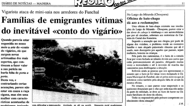 “Conto do vigário” de mini-saia burlou no Funchal há 34 anos