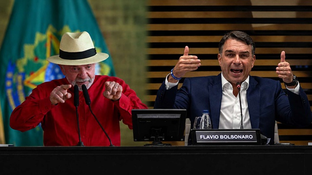 Lula e Flávio Bolsonaro iniciam propaganda eleitoral com ataques mútuos