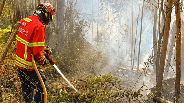 Riaccensione di incendio porta pompieri a Quinta Grande