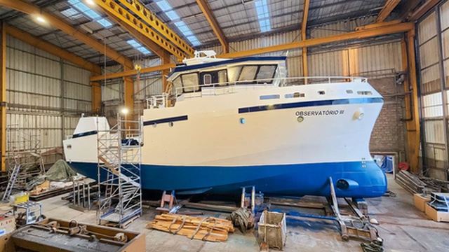 Neues Forschschiff der ARDITI tritt nach Abschluss des Baus in die Testphase ein