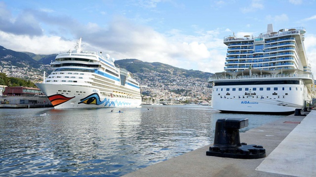 Cerca de 9 mil passageiros chegaram ao Funchal a bordo de dois navios AIDA