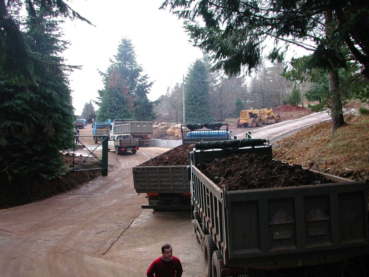 O aterro das Carreiras, em 2002.&nbsp;