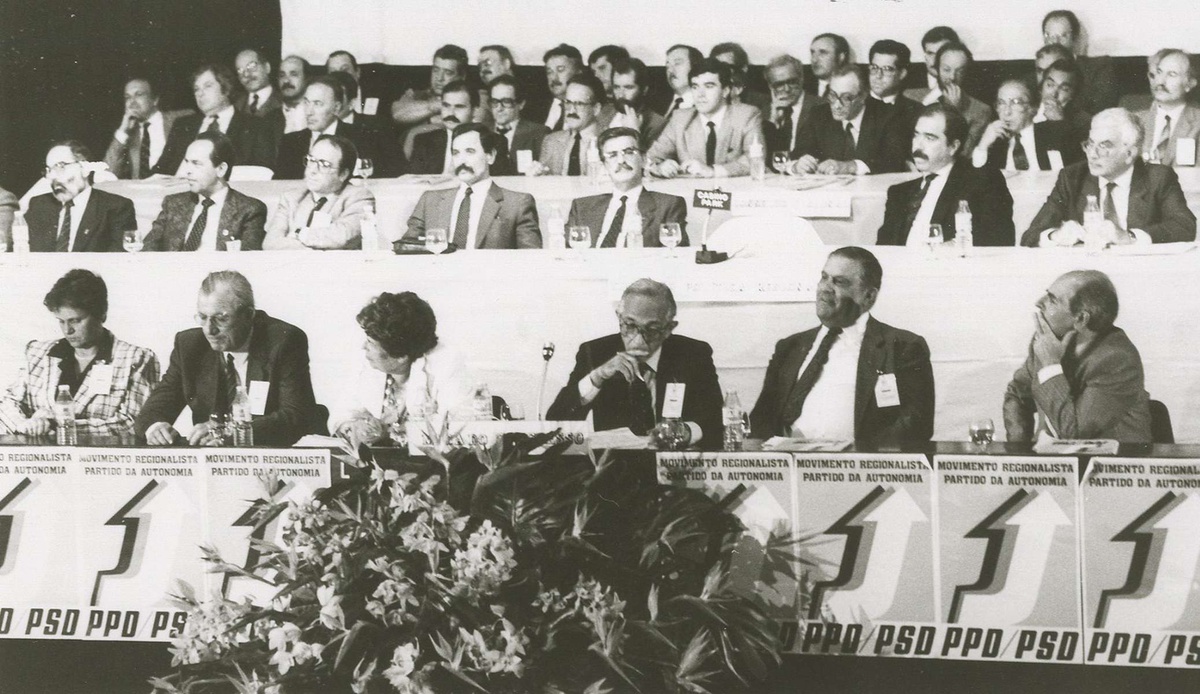 Congresso do PSD em Abril de 1989