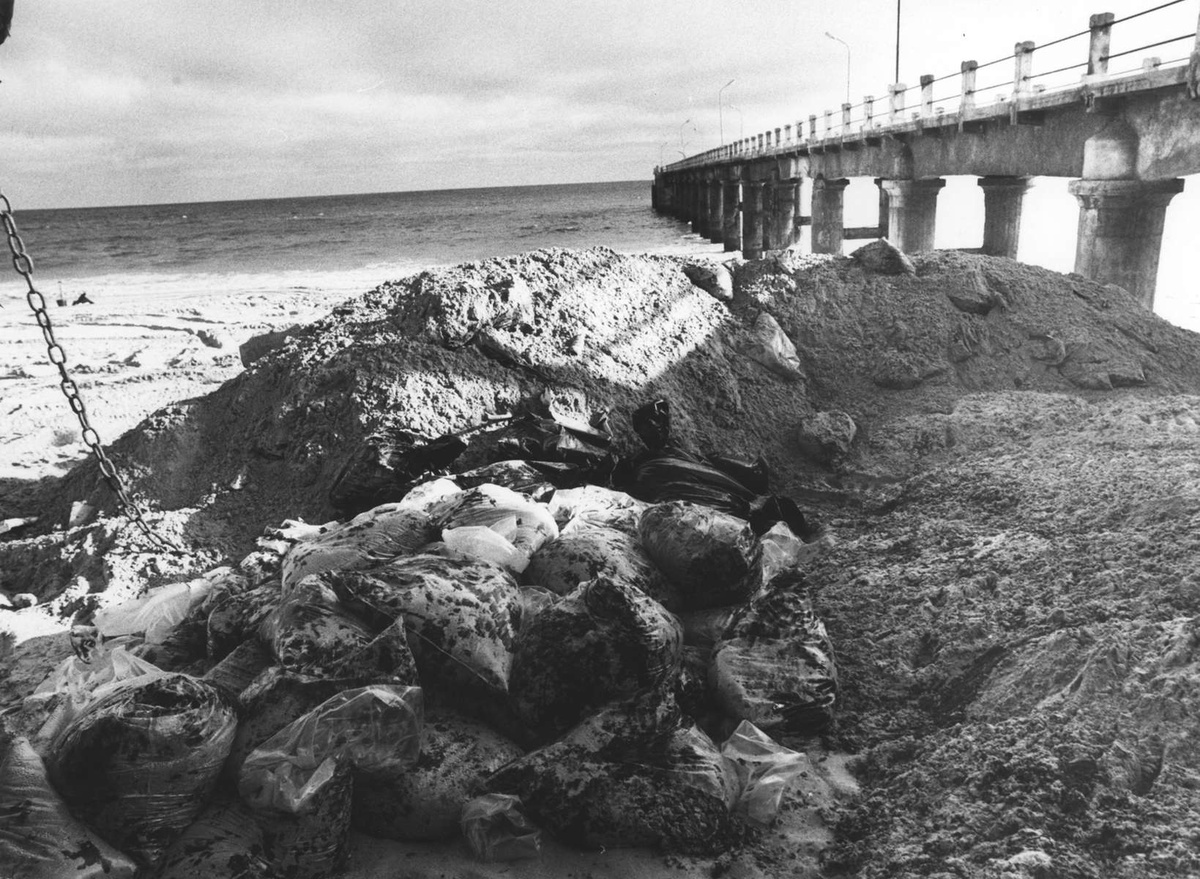 A 15 de Janeiro de 1990 o Porto Santo amanhecia com uma extensa maré negra de crude na sua costa Sul, consequência do derrame provocado pelo 'Aragon'.&nbsp;