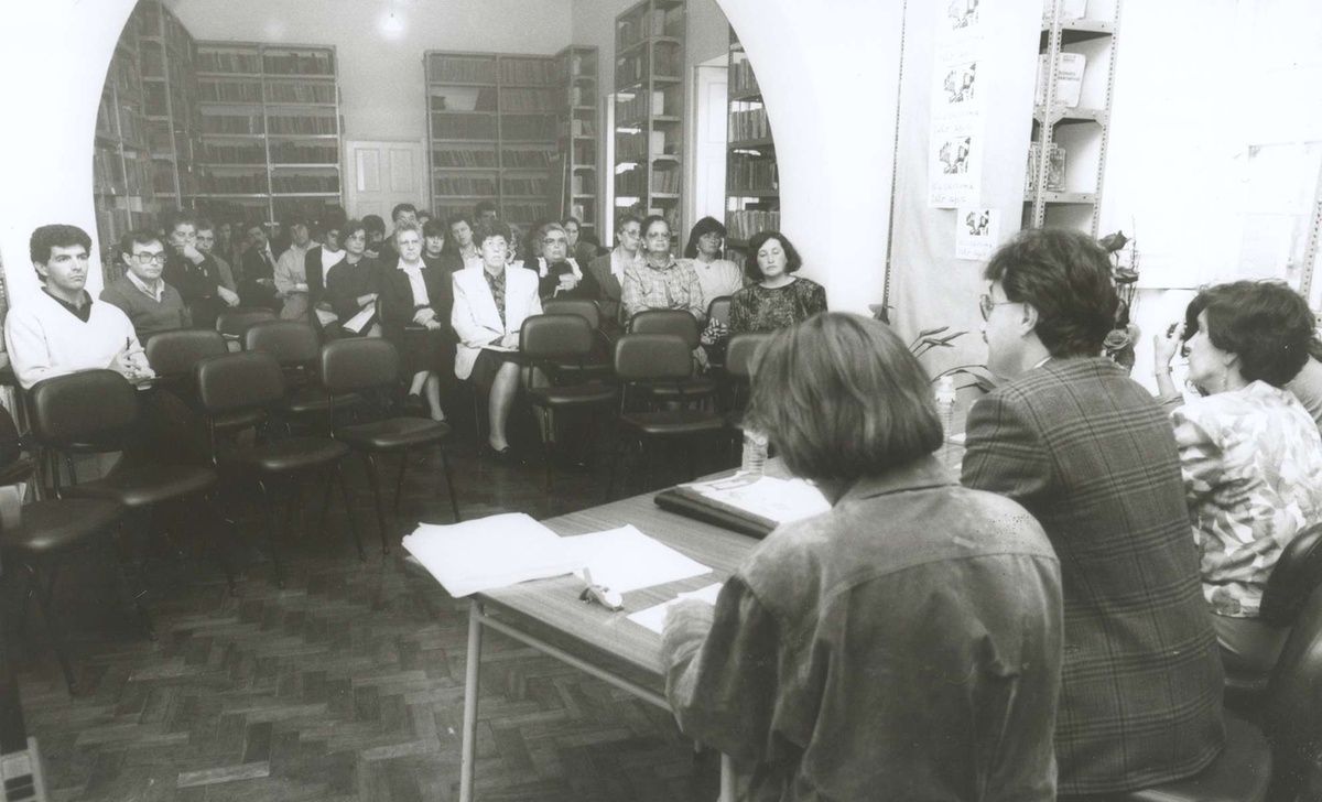 Jornada sobre trabalho infantil realizada em Maio de 1991 no Espaço ARCO. FOTO MANUEL NICOLAU