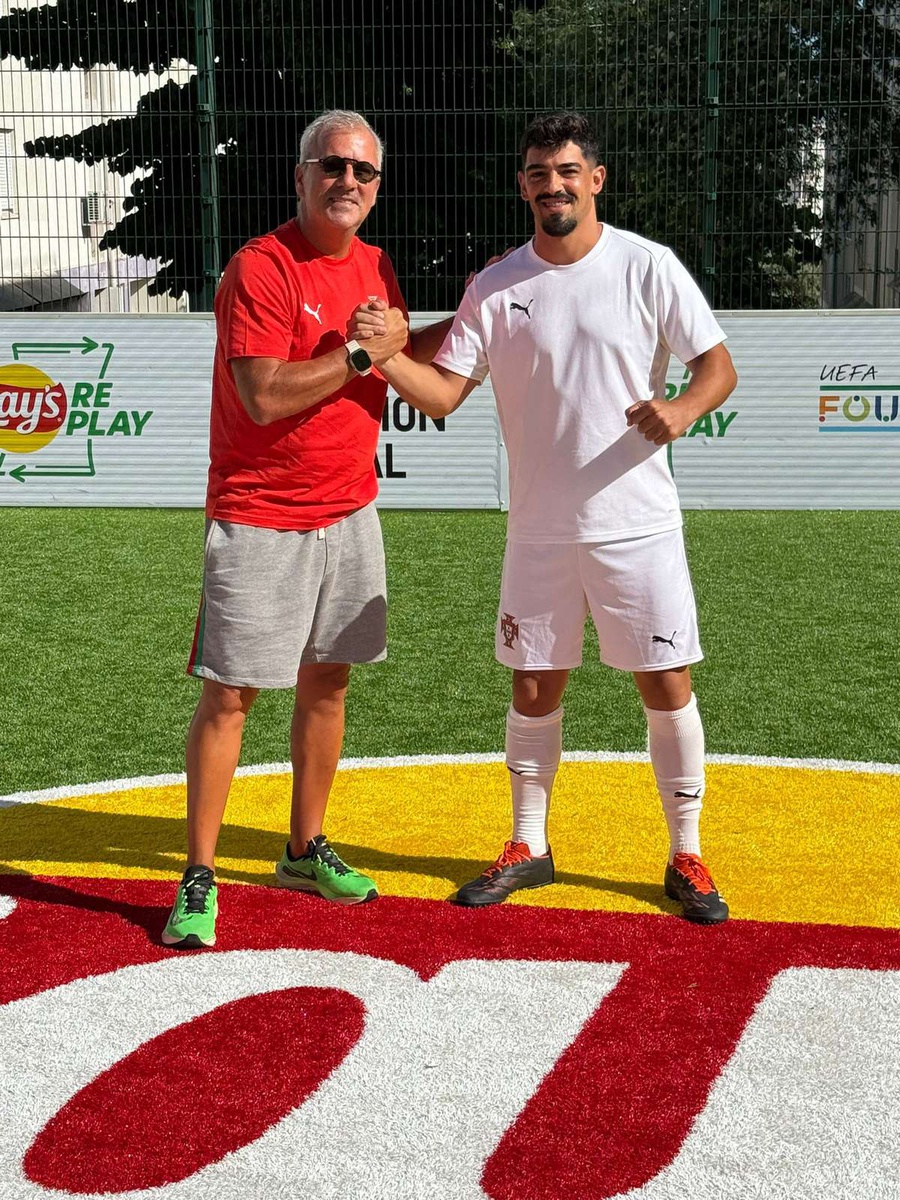 Os madeirenses presentes no Mundial. Rafael Santos, team manager e o jogador Tiago Santos