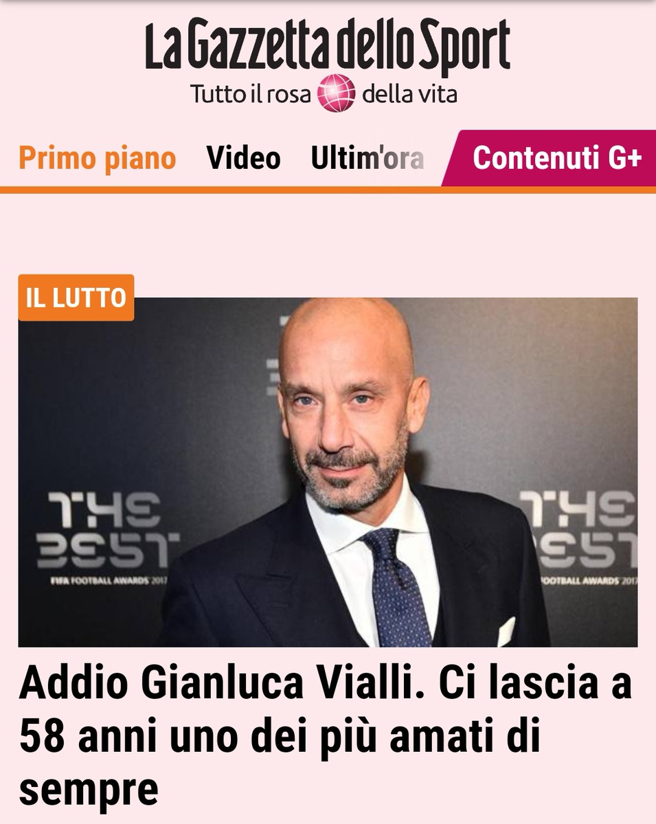 Antigos jogadores do Marítimo lembram Gianluca Vialli —