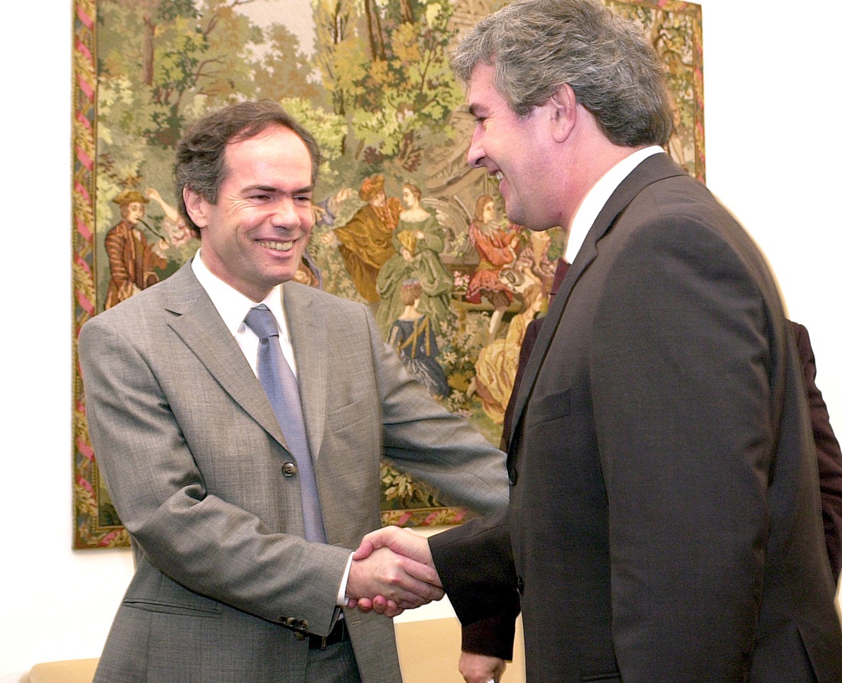 Sérgio Marque e João Cunha e Silva, em 2005.