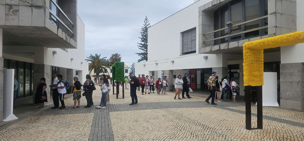 Fila para votar no Porto Santo