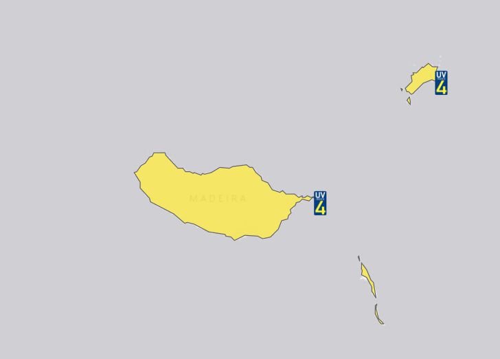 Madeira e Porto Santo em risco moderado de exposição aos raios UV.