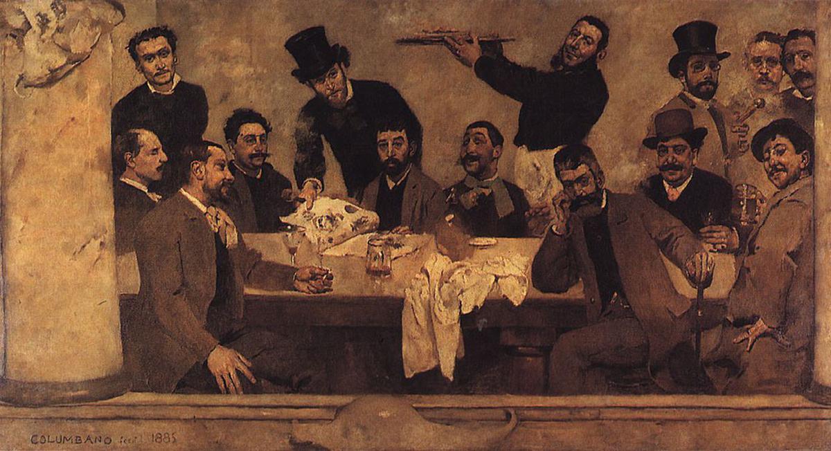 O Grupo do Leão, Columbano Bordalo Pinheiro, 1885