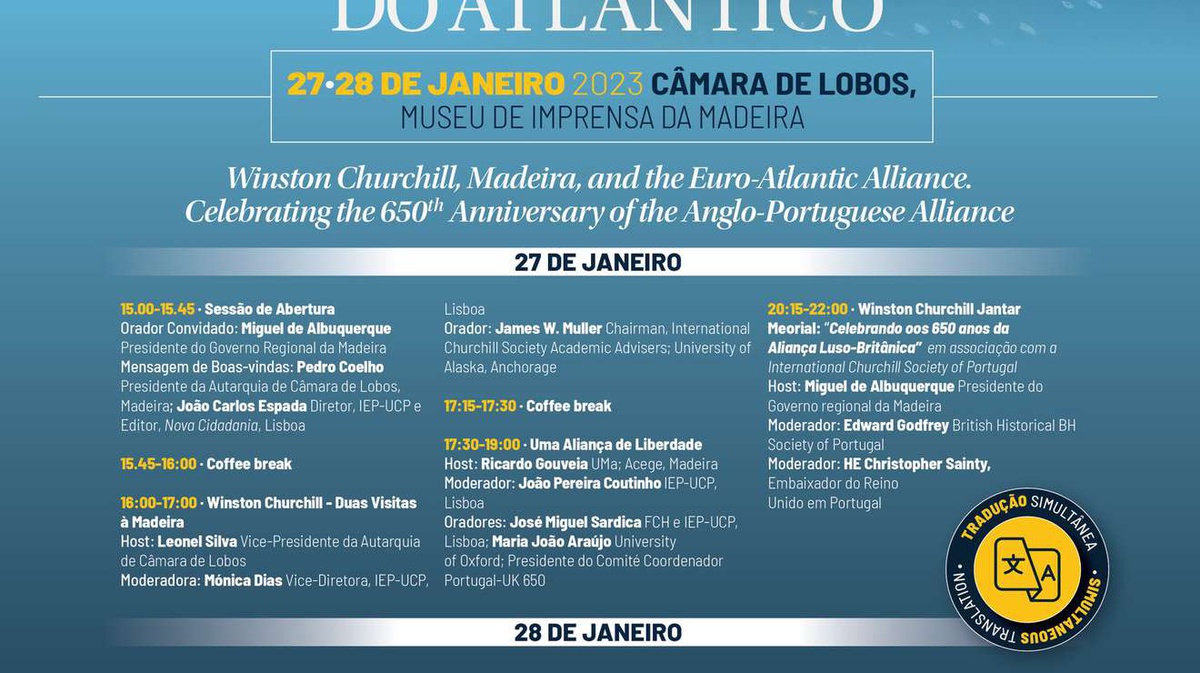 Confira o programa das Conferências do Atlântico&nbsp;