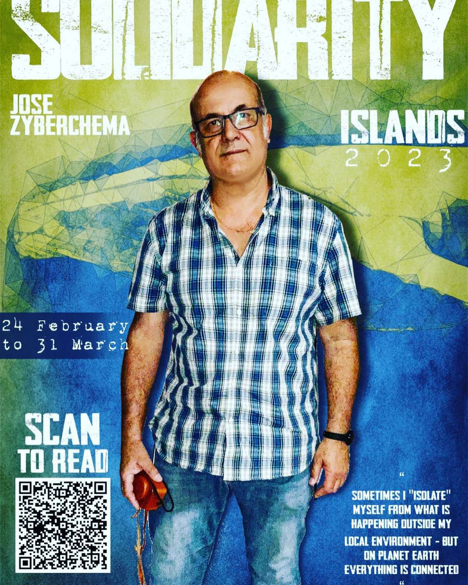 José Zyberchema é outro dos participantes na colectiva.