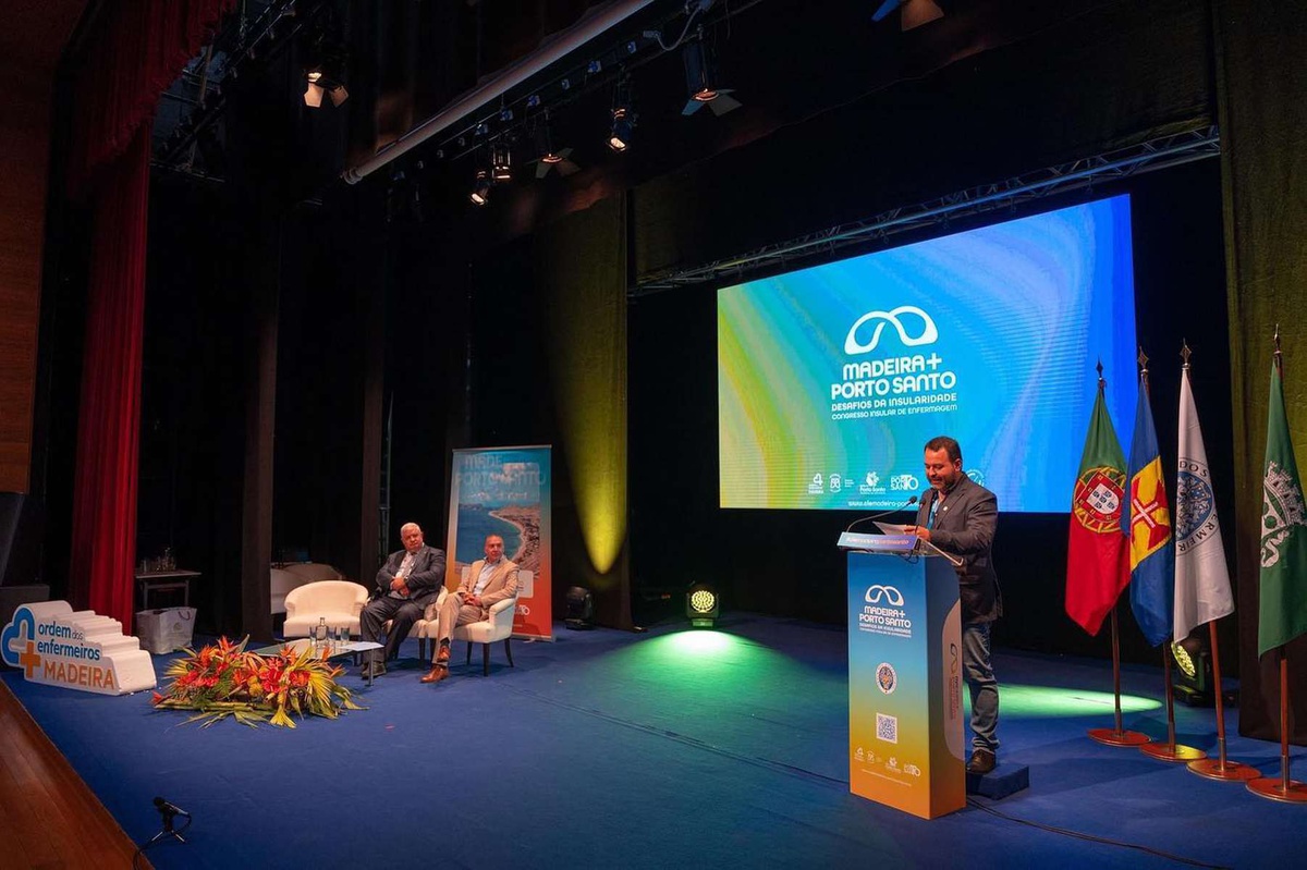 Nuno Neves,&nbsp;presidente do Conselho Diretivo Regional da Madeira da Ordem dos Enfermeiros, no I Congresso Insular de Enfermagem, que decorreu no Porto Santo.&nbsp;
