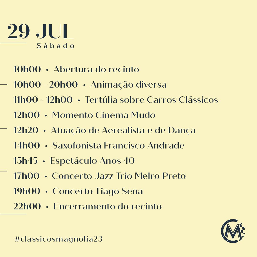 Conheça o programa de animação para estes dois dias.