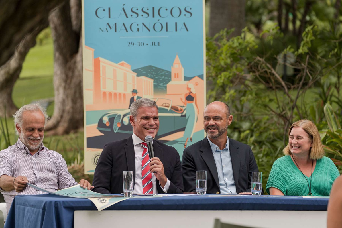 Miguel Gouveia marcou presença na apresentação do evento.