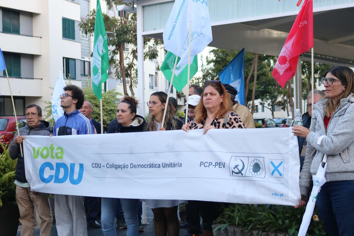 CDU-Madeira fechou campanha no Bairro da Nazaré.