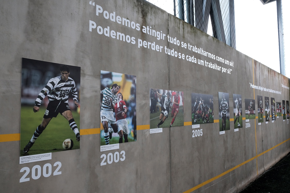 A ser verdade, Cristiano Ronaldo Jr. irá ser formado na academia com o nome do pai. Foto&nbsp;Álvaro Isidoro/Global Imagens