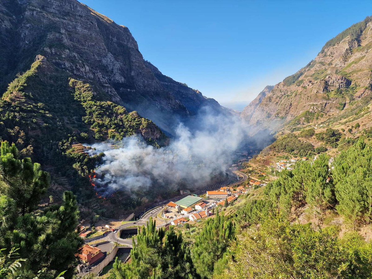 Miguel Silva Gouveia foi dos primeiros a alertar para o foco de incêndio que tomou grandes proporções.