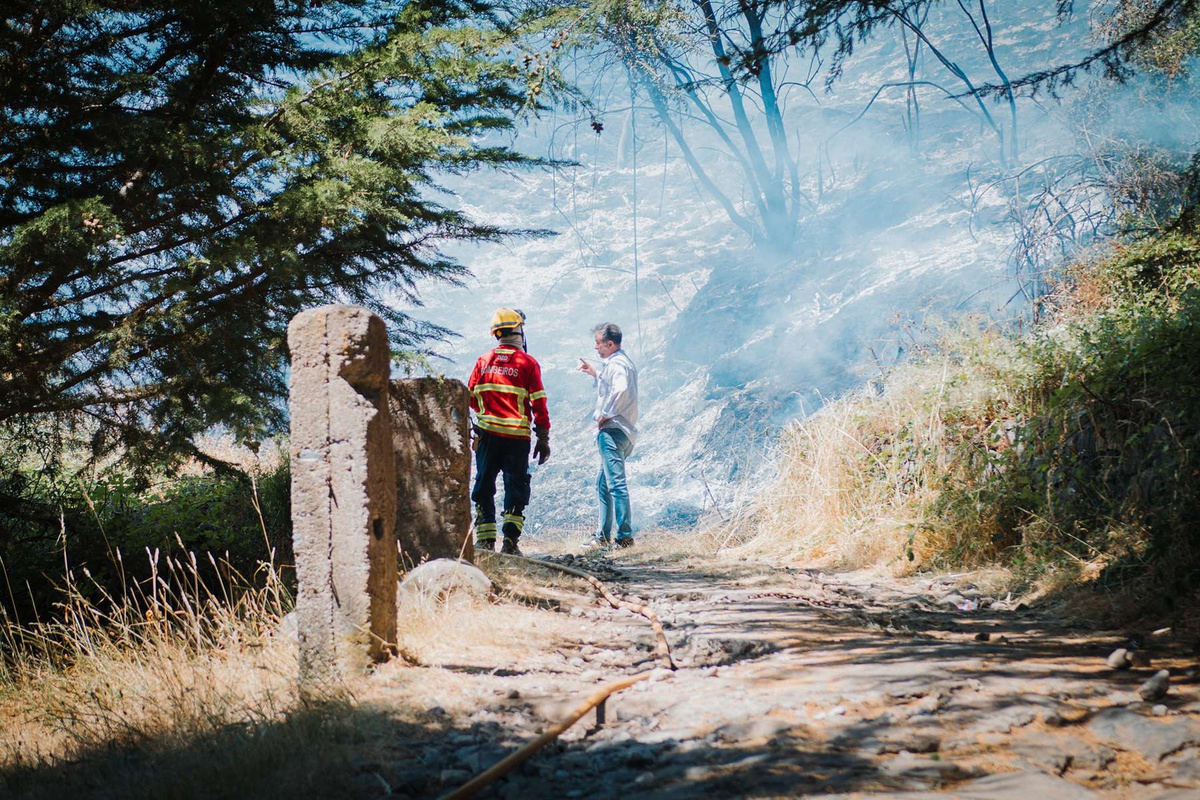 Leonel Silva tem acompanhado a situação no terreno. Foto CMCL