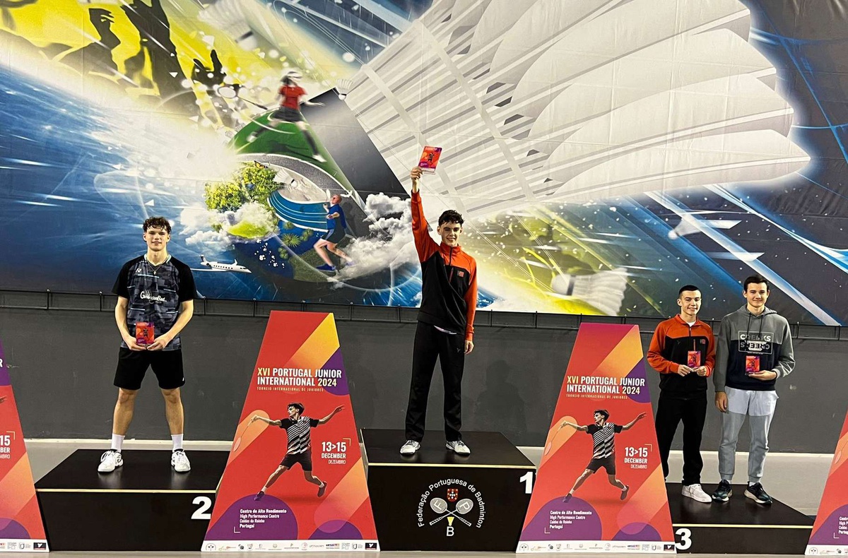 Tiago Berenguer é um dos atletas sensação do badminton.