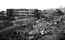 Início da construção do atual edifício em 1940 nos terrenos pertencentes ao Hospital Velho.