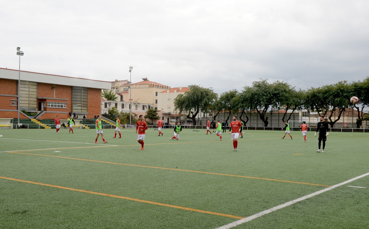 Merelinense aproveitou para realizar um treino no campo Adelino Rodrigues.