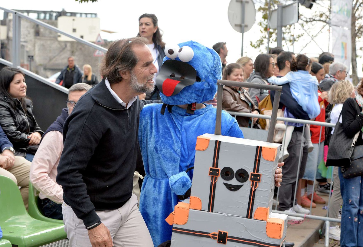 'O Monstro das Malas' foi o melhor disfarce individual dos mais pequenos.&nbsp;