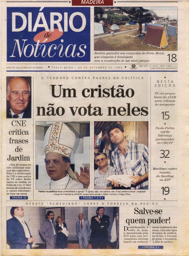 A primeira página da edição de 24 de Setembro de 2026.