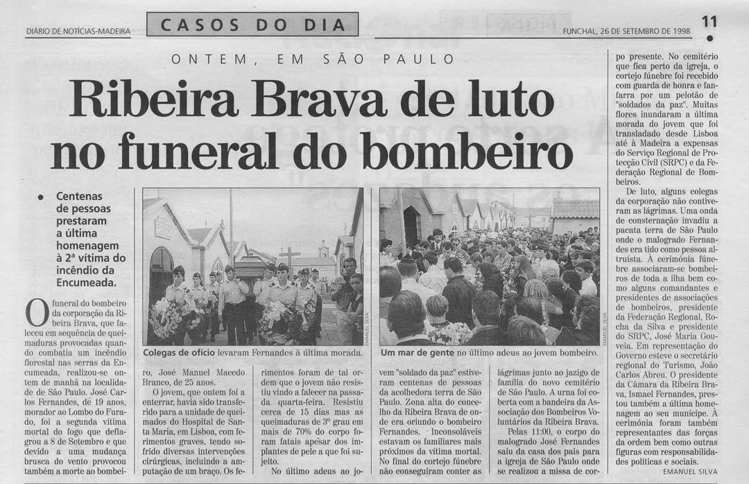 Edição do Diário do dia 26 de Setembro de 1998