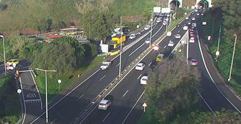 Nó do Pinheiro Grande com algum congestionamento.