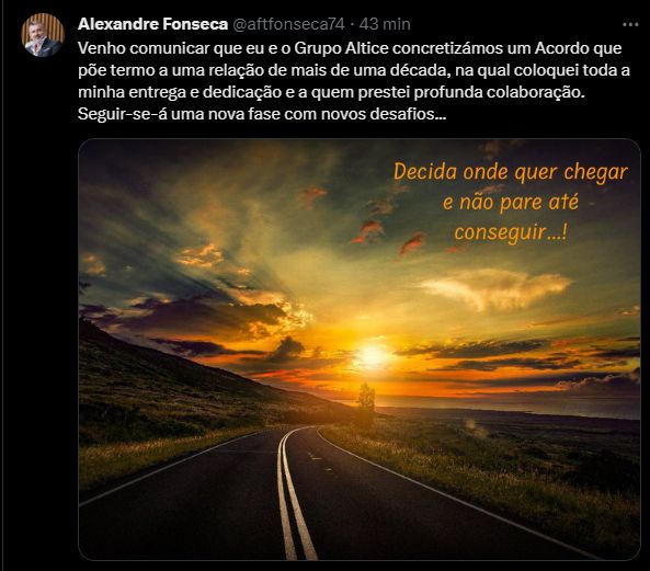 Foto DR/XTwitter/Alexandre Fonseca