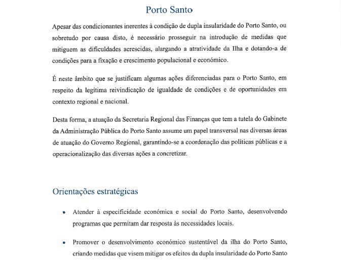 Programa o XIII Governo Regional da Madeira