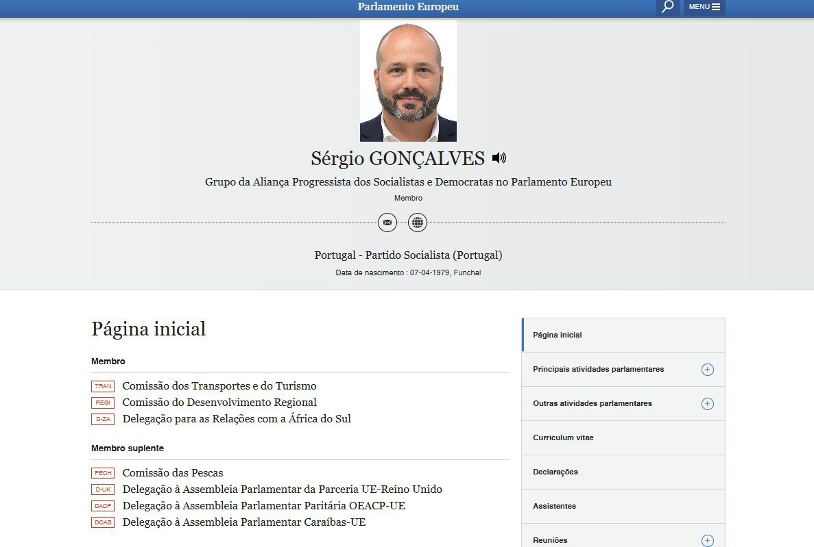 Comissões e Delegações em que ambos os deputados são membros