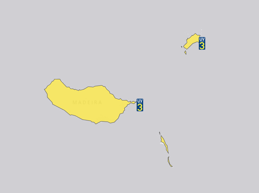 Madeira e Porto Santo estão sob risco moderado devido à exposição dos raios UV.