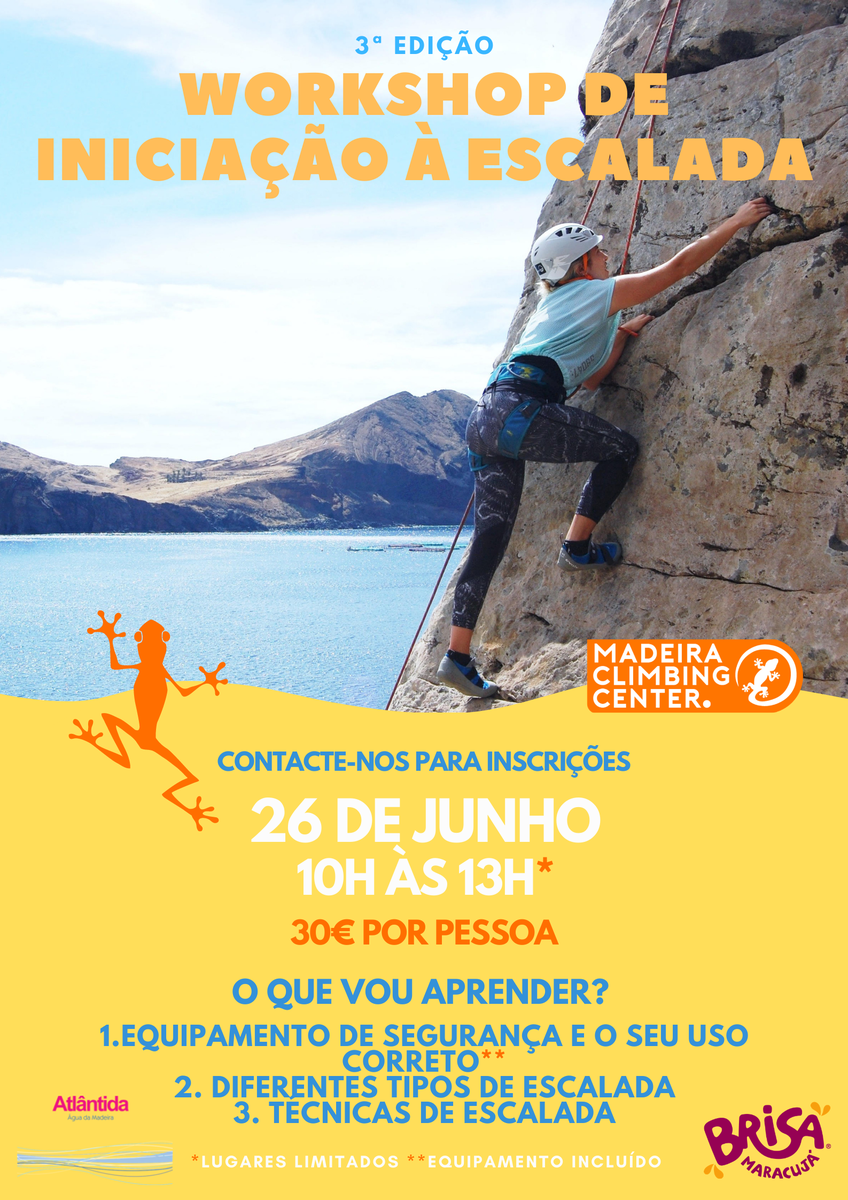 Madeira Climbing Center promove de iniciação à escalada