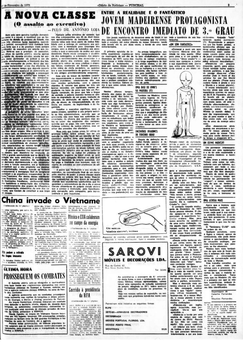 A reportagem publicada pelo DIÁRIO a 18 de Fevereiro de 1979.