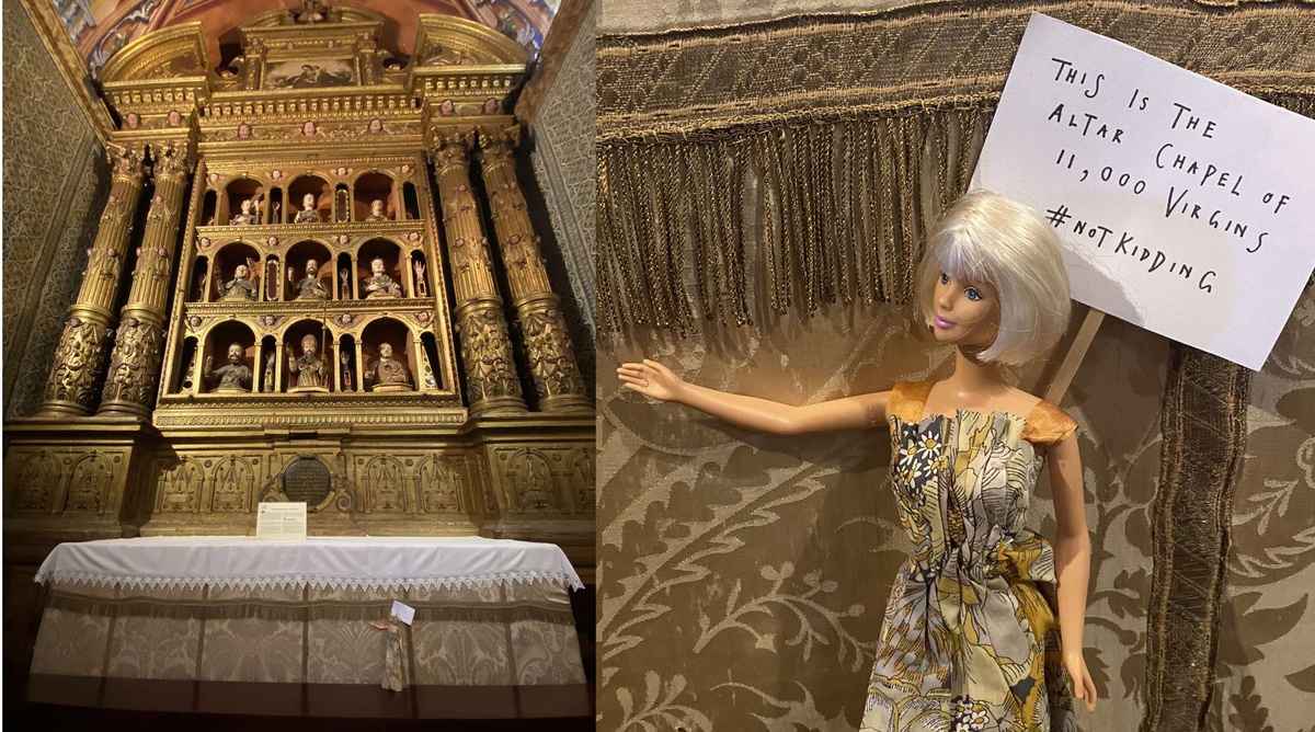 A Capela das Onze Mil Virgens na Igreja do Colégio.