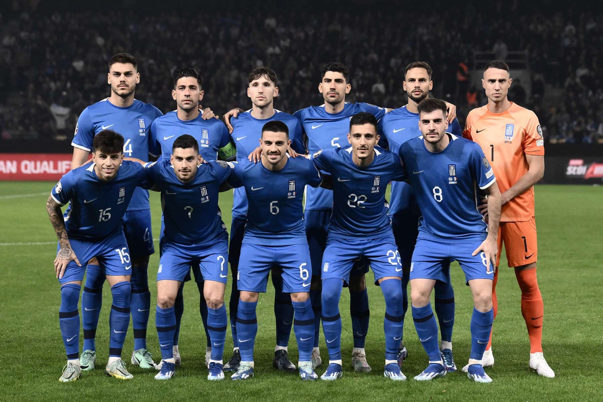 A Grécia, selecção de má memória em 2004.